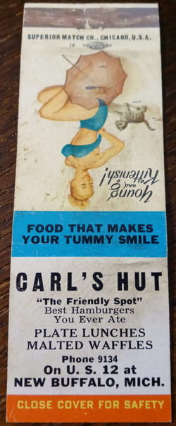 Carls Hut - Matchbook (newer photo)